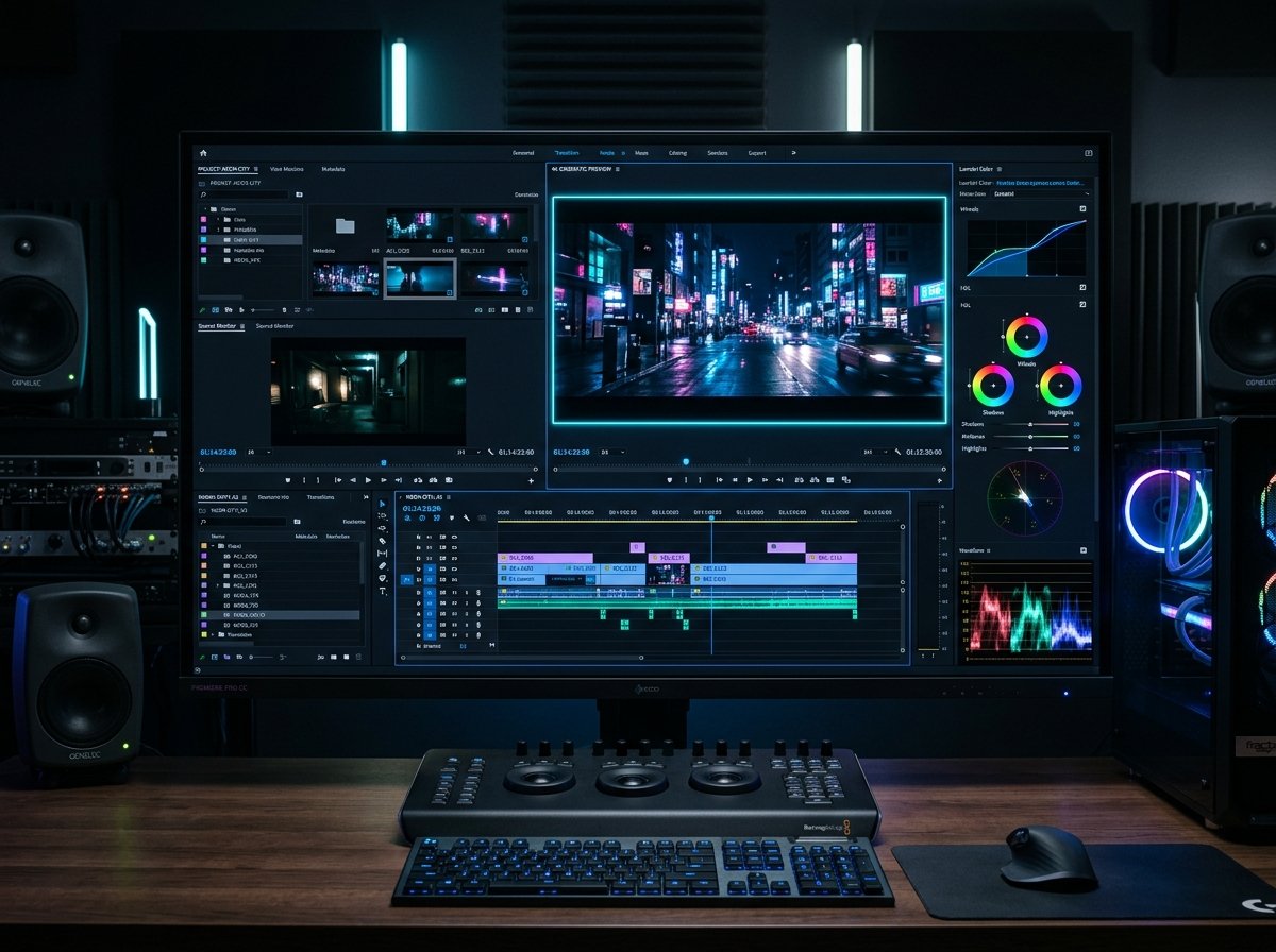 4K Pro Video Editing Studio